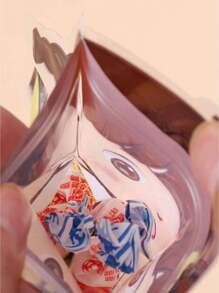 SHEIN 1set 20pcs Cute Cartoon Jewelry & Small Item Storage Pouches, Pin Badges, Snack Self-Sealing Bags