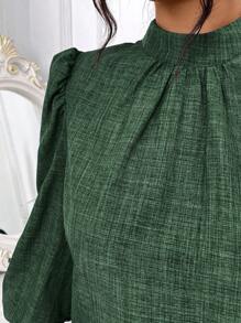 Celure Chemise à manches longues casual grande taille, convenant pour le port quotidien en été