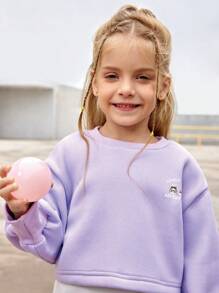 3 件套年轻女孩时尚自由运动舒适圆领长袖上衣、T 恤和裤子套装，秋冬 - 彩色 - 查看 8