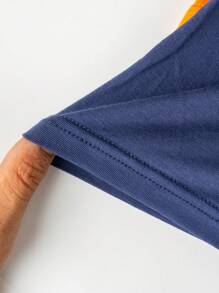 Men's Letter Print Elastic Waist Boxer Briefs 7 Pcs, - Multicolor - View 3