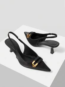 MOTF PREMIUM TACÓN BAJO DE PUNTA AFILADA PARA USO DE OFICINA, APTO PARA USO DIARIO, ADECUADO PARA TODAS LAS ESTACIONES, AÑO NUEVO, FESTIVIDAD, DÍA DE SAN VALENTÍN