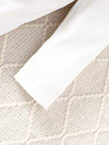 2件套新生儿婴儿休闲字母印花百搭长袖连体衣，适合所有季节 - 黑與白 - 查看 7