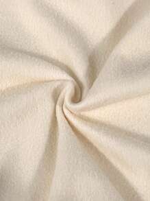 INAWLY 女士宽松猫咪刺绣圆领插肩长袖运动衫 - 杏色 - 查看 4