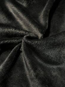 SHEIN Sports Women's Solid Color Front Zip Long Sleeve Casual Fleece Jacket