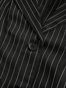 ROMWE Grunge Punk 哥特朋克摇滚水钻骷髅翅膀十字翻领低胸衬衫