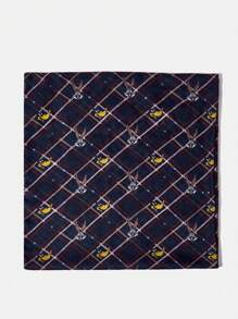 LOONEY TUNES X SHEIN 1pc Women's Full Print Scarf - Blue - View 3