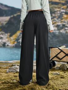 In My Nature Pantalones holgados para senderismo con cordón en la cintura, aptos para otoño, primavera y camping, para mujer