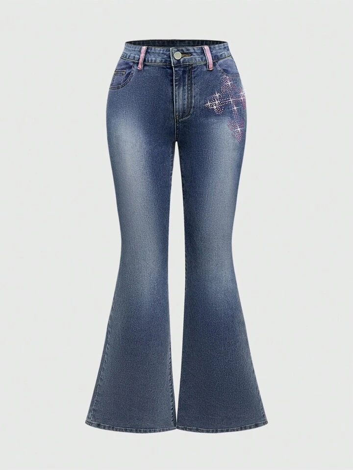 y2k vintage flare denim 個性 designer 色落ち 1729839793dcc832905ac4bbe3fa60