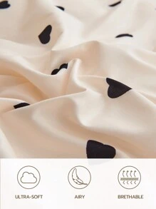 Bộ ga trải giường phong cách Pháp lãng mạn 2/3 món, bao gồm 1 ga trải giường và 1/2 vỏ gối, mềm mại và thoáng khí, thời trang và dễ thương, trang trí giường ngủ lý tưởng cho phòng ngủ và ký túc xá, phù hợp với giường đơn, giường đôi, giường cỡ Queen, giường cỡ King, đạt chứng nhận Oeko-Tex. - Nhiều màu - Xem 6