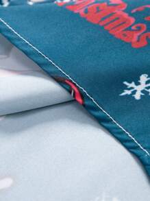 Manfinity Homme Chemise de Noël décontractée à manches longues pour hommes, avec motifs amusants et colorés de Père Noël, flocons de neige, cerfs blancs. Parfaite pour les vacances et à porter entre amis.