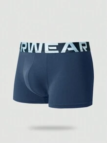 Men's Letter Print Elastic Waist Boxer Briefs 7 Pcs, - Multicolor - View 4