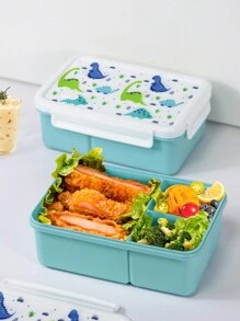SHEIN 1Pc Cute Lunch Box ,1300ml Leak Proof Lunch Box Containers For Kids,AdultsSchool Supplies,Back To School - Blue - View 10