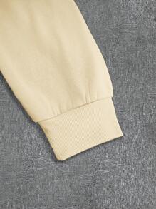 Manfinity Dauomo Felpa con cappuccio casual da uomo con stampa animale, adatta per l'autunno/inverno