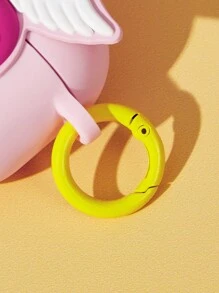 LOONEY TUNES X SHEIN Tweety 与心形图案 3D 耳机盒 - 彩色 - 查看 7