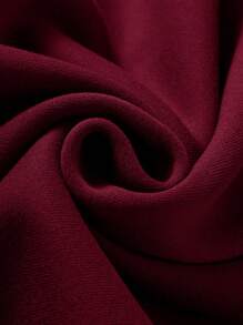 Manfinity EMRG Men's Fall Casual Daily Portrait And Letter Printed Crew Neck Sweatshirt - Red - View 4