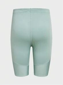 Gym Rark Letter Print Daily Fitness Casual Cycling Shorts Biker Shorts - Dusty Blue - View 2