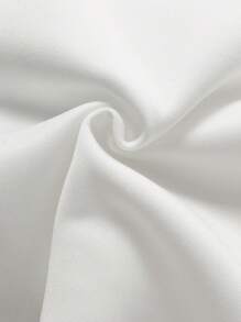 Manfinity EMRG Men's Casual Letter Print Drawstring Hoodie Sweatshirt For Autumn - White - View 5