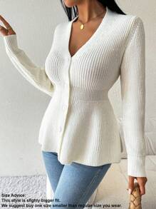 Calvaya 休闲纯色收腰开衫，春秋