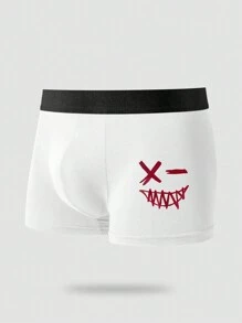 5pcs Men's Boxer Briefs With Skull Graphic Print - Multicolor - View 3