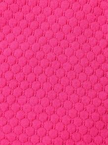 Mameluco informal de punto de color fucsia para bebé niña, otoño/invierno - Rosa Fucsia - Ver 6