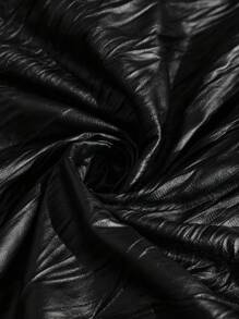 Maweii 大码系腰带百褶印花优雅半身裙