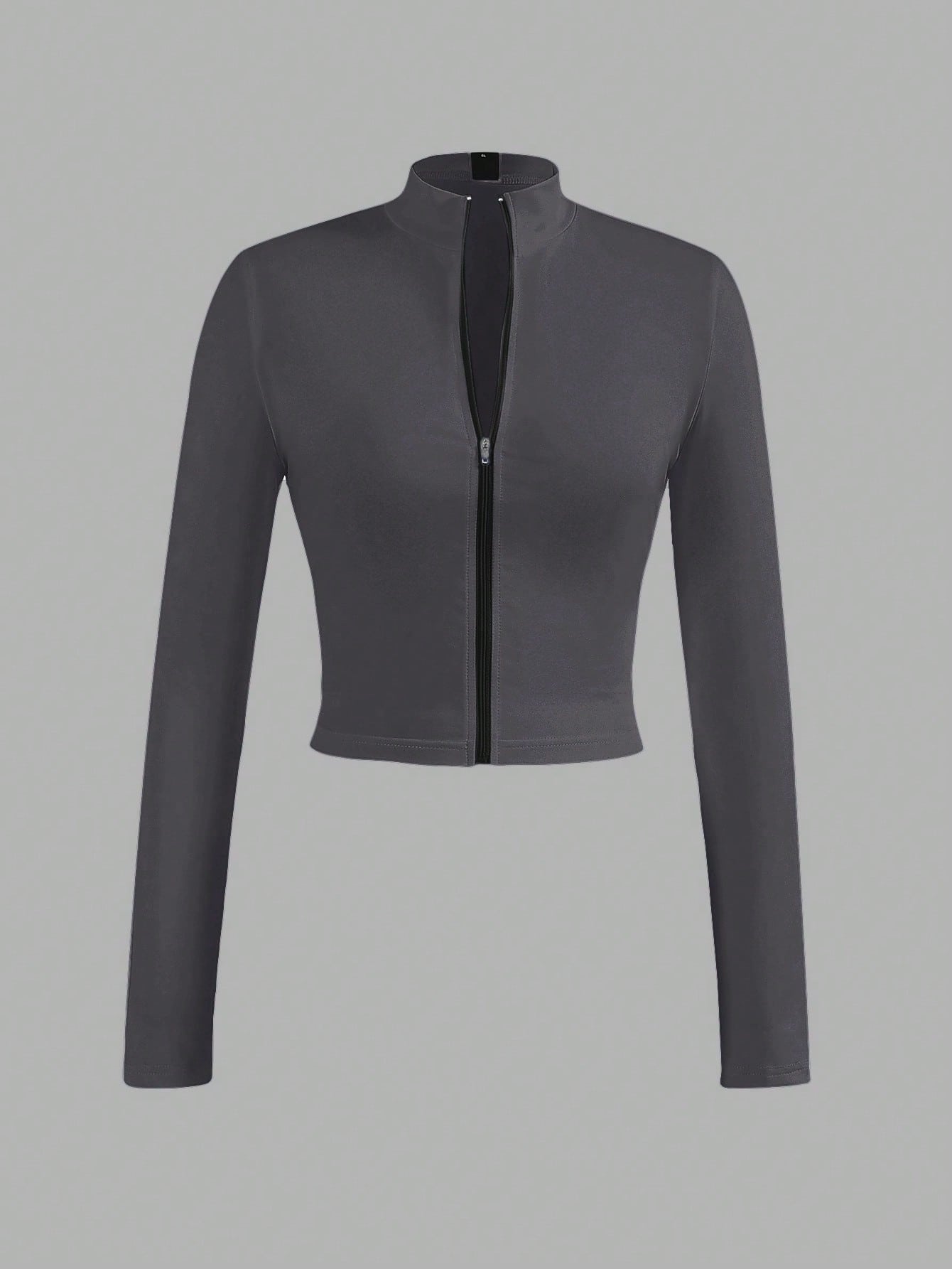 Turtleneck zipper top