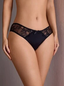 Charlaine 3pack Floral Lace Panty Set Lingerie - Multicolor - View 4