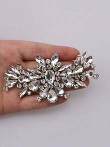 SHEIN 1/5pcs Hot Melt Glue Rhinestone Patch, Diy Clothing Decoration Embroidery Patch, Decor
