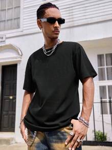 Manfinity Dauomo 基督教诗篇 91 图案复古信仰服饰 T 恤，男式鹰独立图案耶稣衬衫基督教礼物 - 黑色 - 查看 2