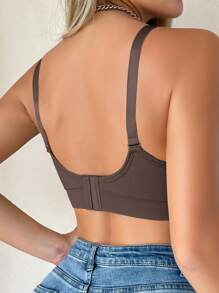 Moonlight & Mama Maternity Solid Color Minimalist Nursing Bra