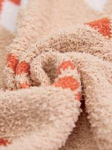 SHEIN LUNE Women Retro Regular Fit Slouchy Geometric Boho Knitted Sweater  Fall Winter Outfit