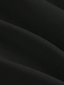 Sweetra Robe sexy sans manches, sans bretelles et sans dos, de couleur unie, grande taille