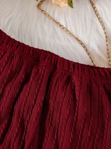 女童可爱卡通刺绣图案休闲裤套装