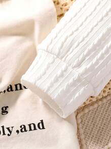 女童可爱卡通刺绣图案休闲裤套装