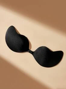 1pc Mango Shaped Self Adhesive Bra - Black - View 6