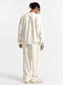 Manfinity VCAY Men's Loose Knit Long Sleeve Sweatshirt Set