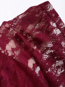 Sweetra Elegant And Sexy Solid Lace Halter Top Y2K Christmas Holiday Party For New Year Clothes