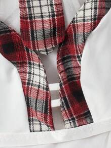 4pcs Sexy Campus Style Lace Lingerie Set For Women