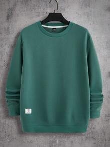 Manfinity VCAY 3pcs Men's Loose Letter Patched Detail Pullover - Multicolor - View 10