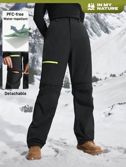 In My Nature Outdoor Camping Hiking Sports City Commute Fluorine-Free Water-Resistant Detachable Women's Hiking Pants