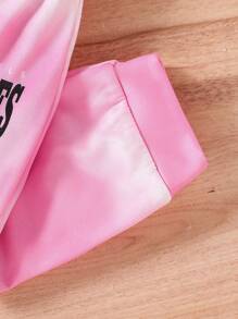 2 Stück Mädchen Lässiges Batik-Sweatshirt und Hosen Set, mit locker sitzendem Schnitt, rosa Batik-Farbschema und stylischen Prints, geeignet für den täglichen Gebrauch, Outdoor-Lässig und Zuhause für Mädchen von 4-7 Jahren, Herbst/Winter