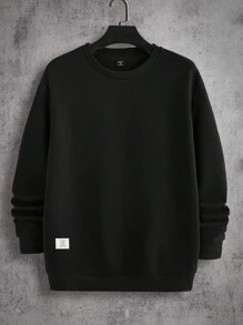 Manfinity VCAY 3pcs Men's Loose Letter Patched Detail Pullover - Multicolor - View 4