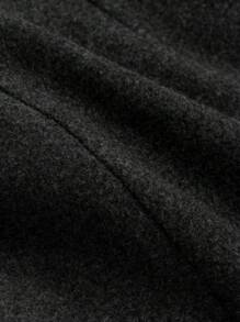 DAZY Women Simple Solid Color A-Line Skirt, Casual Basic Everyday Wear,Autumn Clothes Women Skirts Daily Gray - Black - View 6