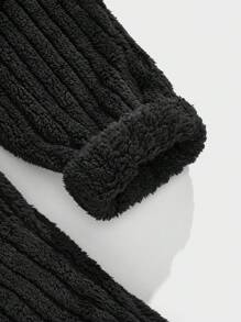 Manfinity VCAY Pantalones casuales rectos y entallados con cintura elástica y rayas tejidas para hombre, pantalones lisos y estrechos de estilo urbano, regalos para esposo y novio
