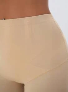Shorts de unicolor casuales de talle alto que estilizan la figura para mujeres