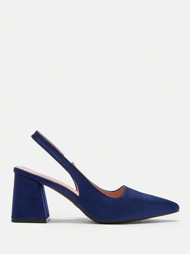 CUCCOO BIZCHIC Navy Blue Pointed Toe Women Elegant Office High Heels Spring Shoes Spring Break Easter For Christmas Spring Shoes