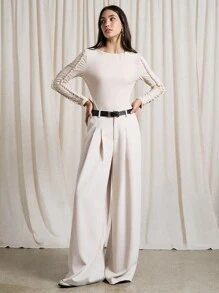AiiRZ Twist Design Long Sleeves Bodysuit