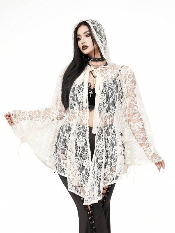 Flirla Jachetă cu glugă cu glugă, cosplay de Halloween, mărime mare