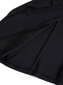 SHEIN Clasi Shawl Collar Open Front Blazer - Black - View 6