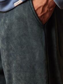 SUMWON Retro Art Graphic Sweatpants Jogger Style Casual Athletic Streetwear Printed Nature Scene Mountain Design Autumn Winter Loungewear Drawstring Comfort Urban Fashion - Grey - View 6